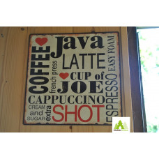 Texttavla Java Latte